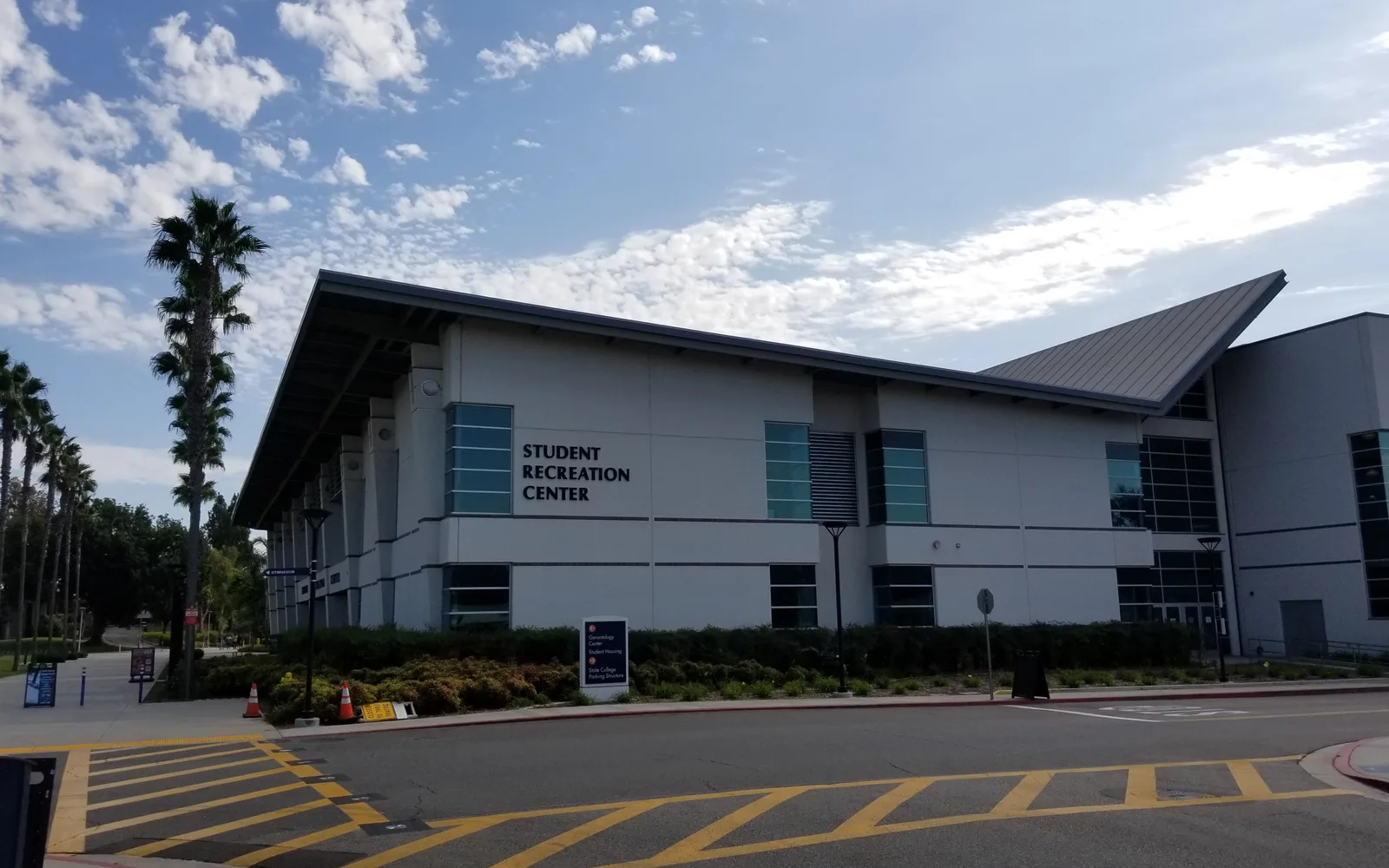 Cal State Fullerton Student Recreation Center, representing the strong educational institutions in Fullerton